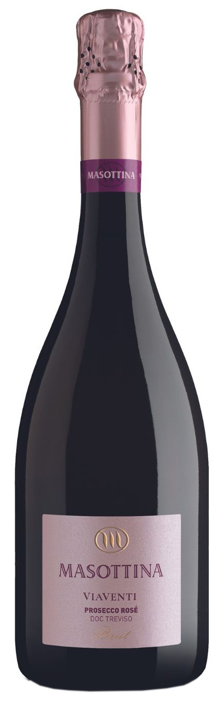 Butelka Masottina Viaventi Prosecco Rosé Brut - DOC Treviso